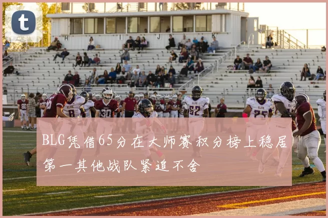 BLG凭借65分在大师赛积分榜上稳居第一其他战队紧追不舍