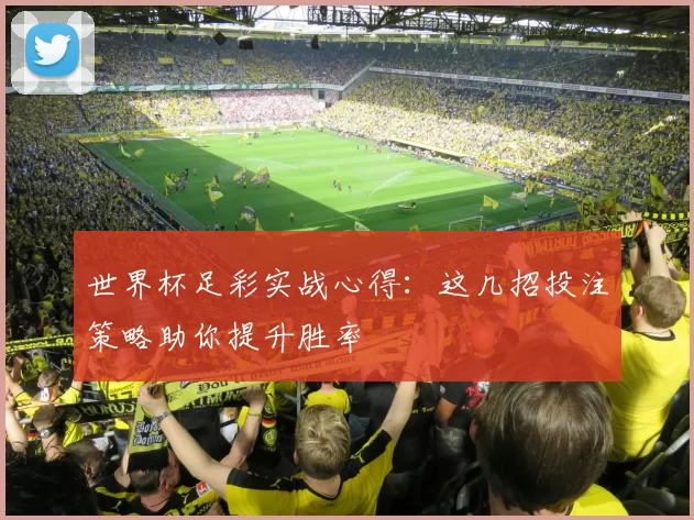 世界杯足彩实战心得：这几招投注策略助你提升胜率